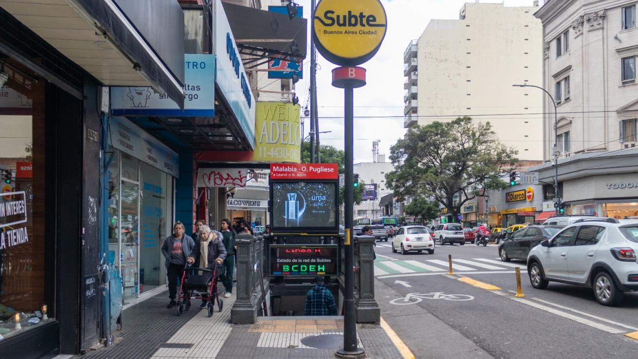 cierra la estación Malabia