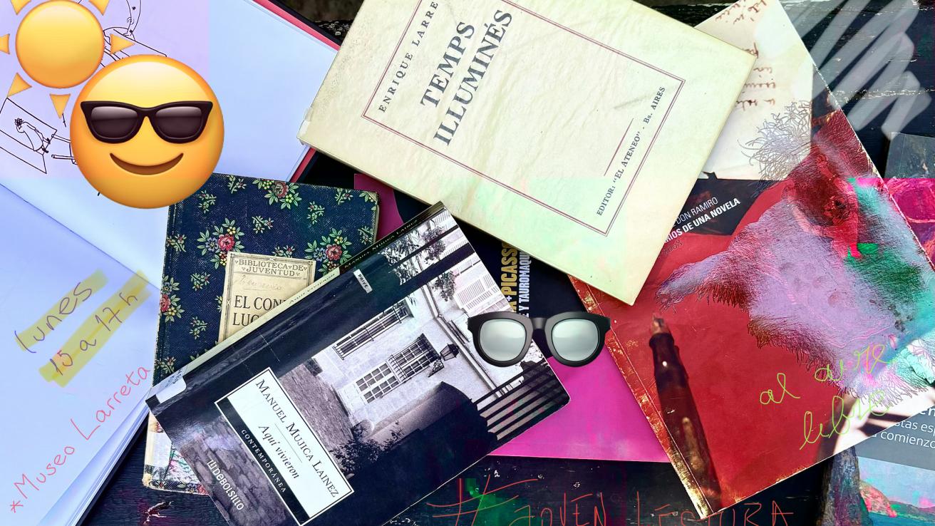 joven lectura al aire libre