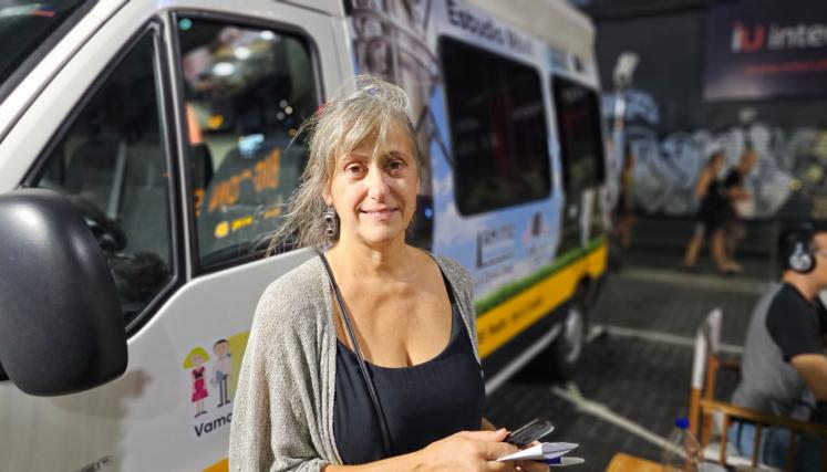 Carolina Arenes, conductora de Mundo Migrante