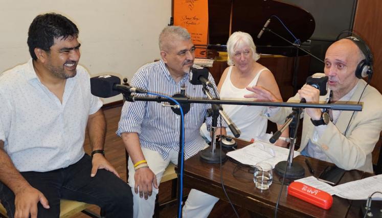 Marcelo Rojas y Gustavo Talaván en la Academia