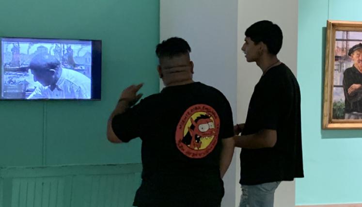 Muestra temporaria. Paisajes con el corazón en La Boca