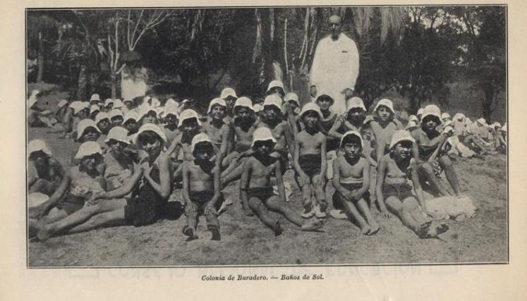 Baños de Sol en las colonias