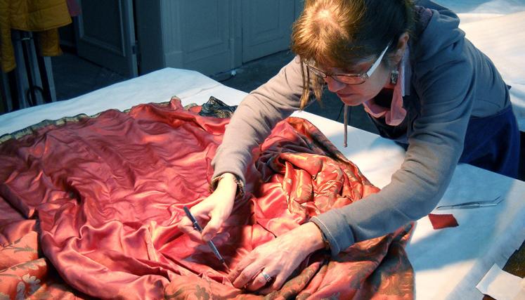 Patricia Lissa. Conservación y Restauración de textiles (MIFB).