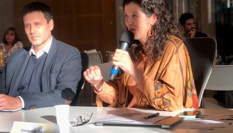 María Gracia Andía en el Dialogando BA