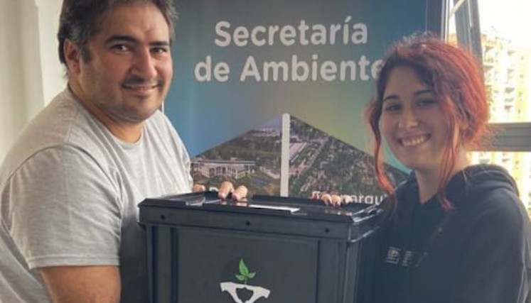ganadora y subsecretario de ambiente