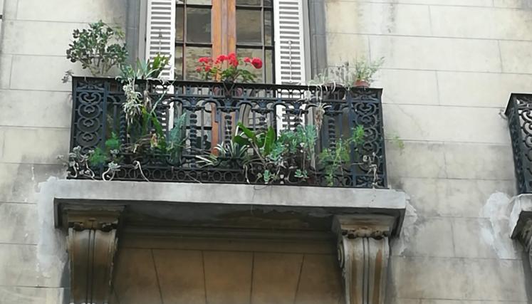 Balcon de una casa 