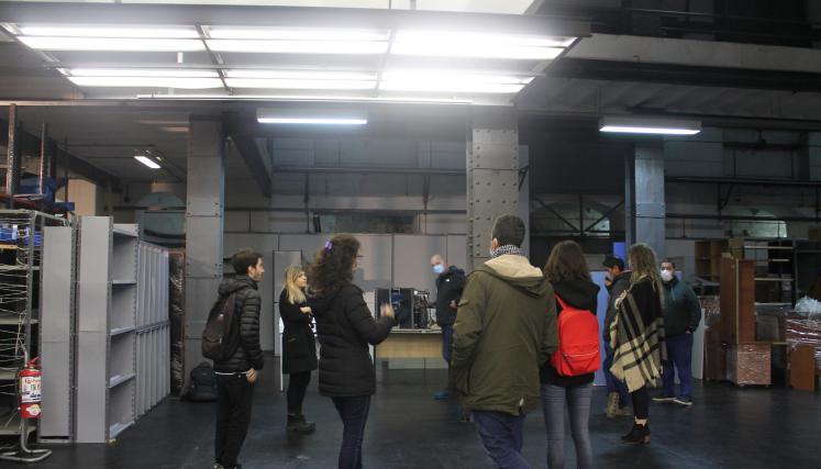 Equipo técnico en La Prensa