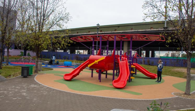 Patio de juegos en Plaza Saint Exupery