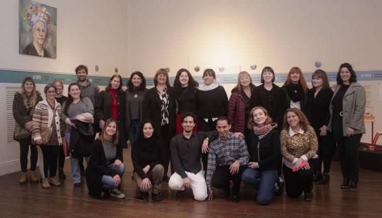 Inauguración de la Sala «Rosario Vera Peñaloza» en el Museo Bernasconi