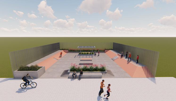 Madero Street Plaza, Paseo del Bajo.