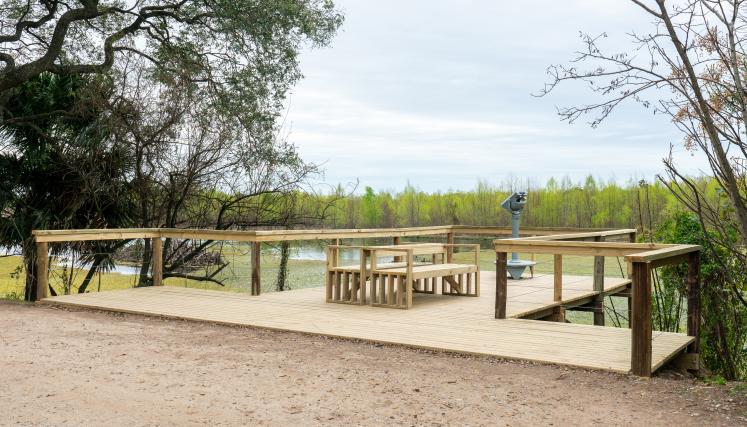 Nuevos miradores con sector de descanso