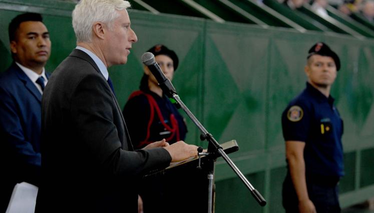 Los Bomberos de la Ciudad celebraron su séptimo aniversario.