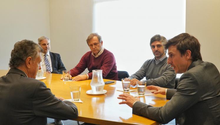 García Moritán reunido con empresarios