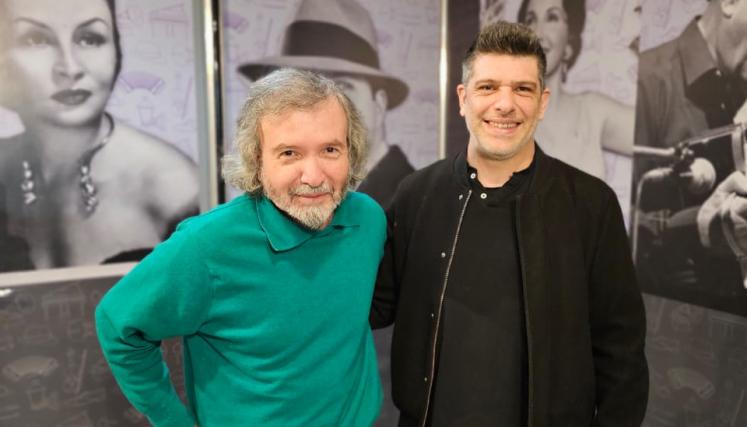 Daniel Ruggiero con Luis Tarantino