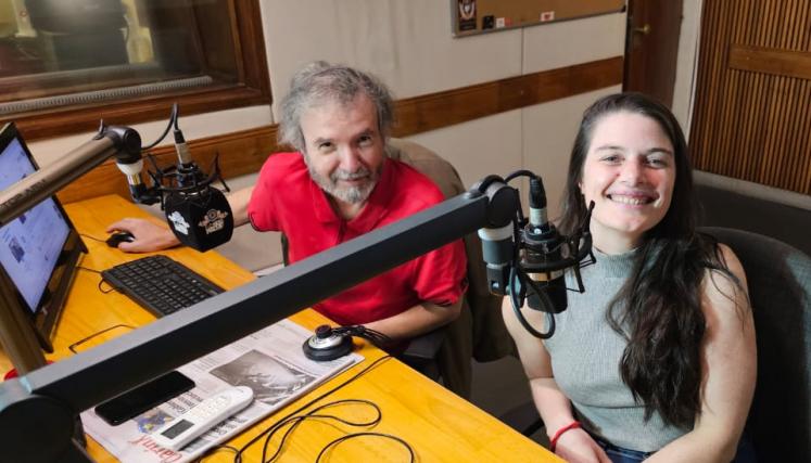Inés Cuello con Luis Tarantino