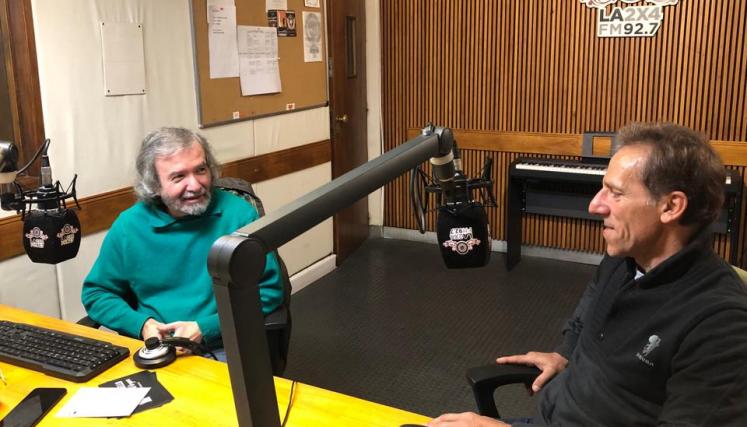 Marcelo Mazzarello con Luis Tarantino