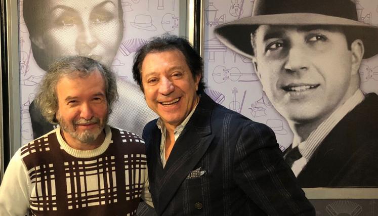Miguel Ángel Zotto con Luis Tarantino