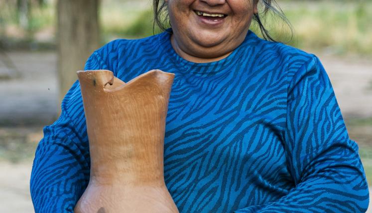 Delia. Artesana mocoví de Las Tolderías