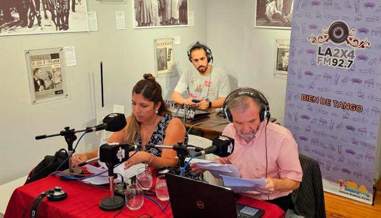 Tarantino y Paola Ferrería