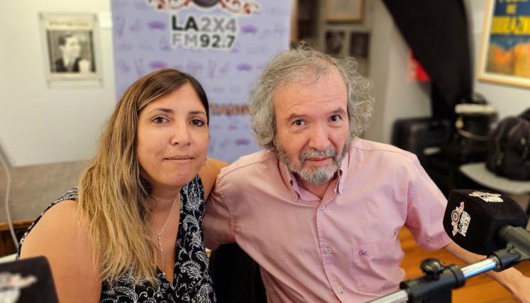 Tarantino y Paola Ferrería