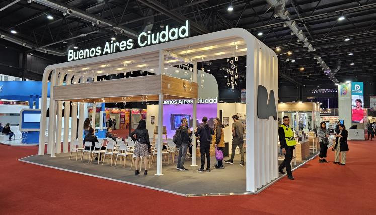 Stand del Gobierno de la Ciudad en la Feria del Libro