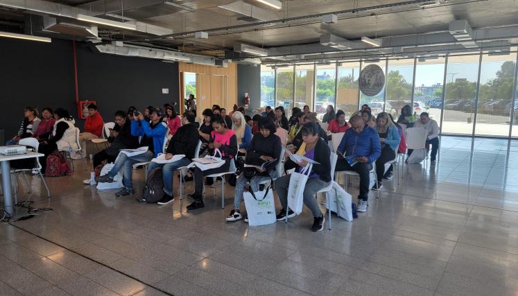 Foto del grupo de asistentes