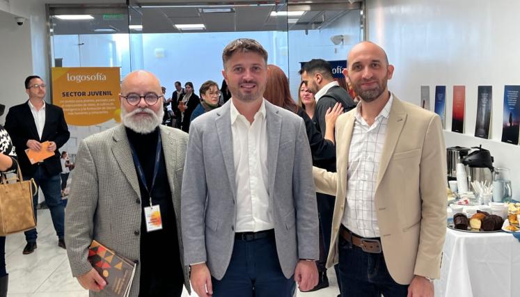 Jorge Novello, Sergio Siciliano y Antonio Fratamico