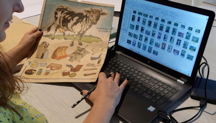 Digitalización de la serie láminas escolares 