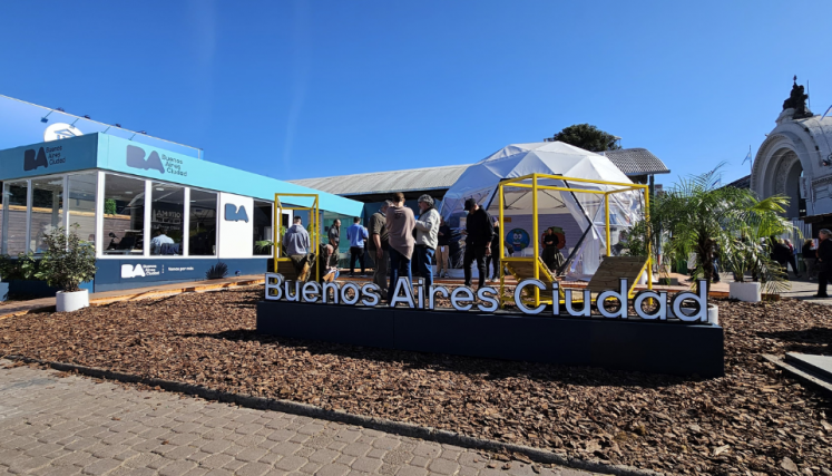 Stand del GCBA en La Rural