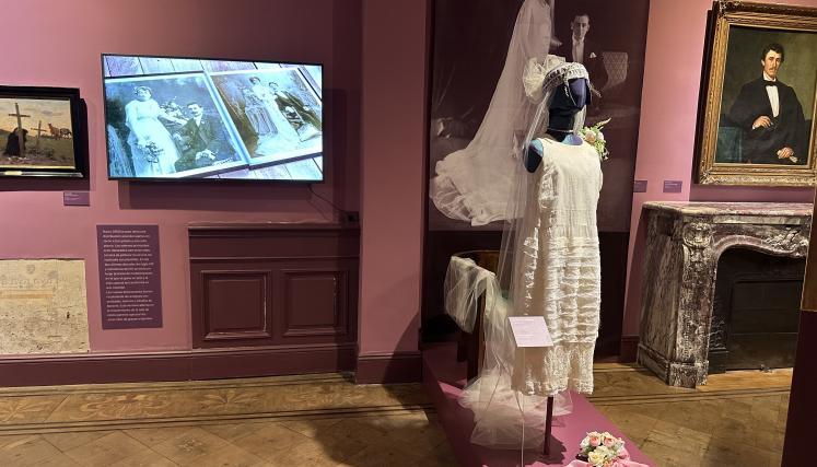 Montaje "De blanco te esperé..."