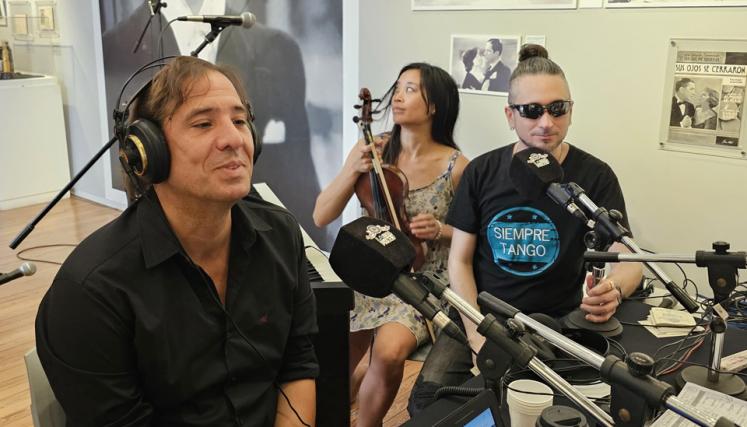 Bernardo Berge, Pablo Valle y Mayumi Urgino