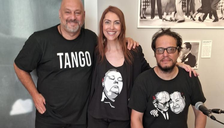 Hernán Castiello, Juan Pablo Gallardo y Paula Sterczek