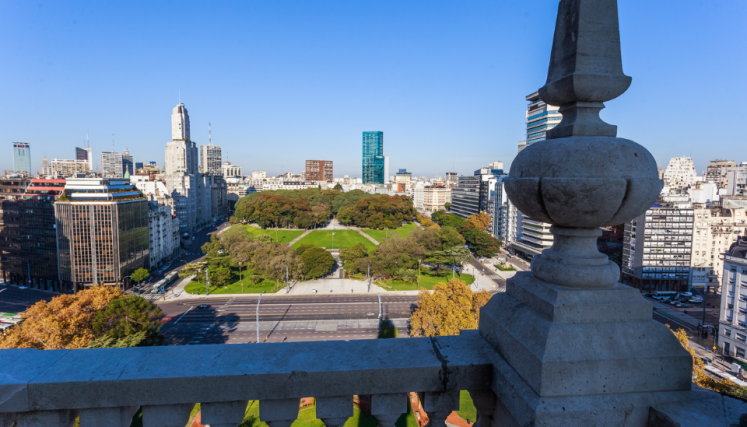Vista panorámica desde el mirador de la Torre Monumental