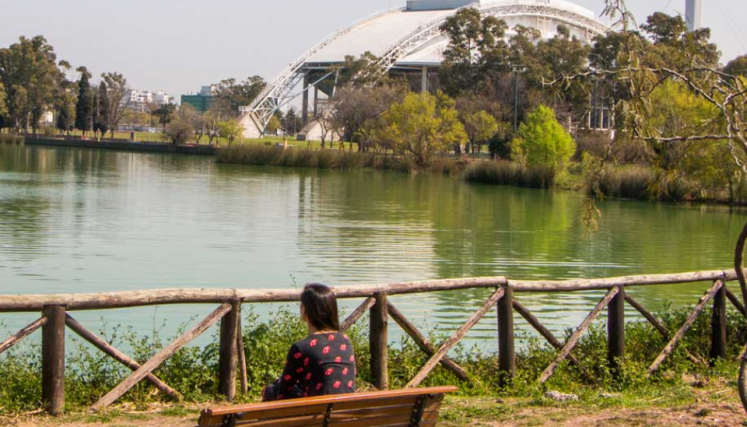 Vista del río de la Reserva.