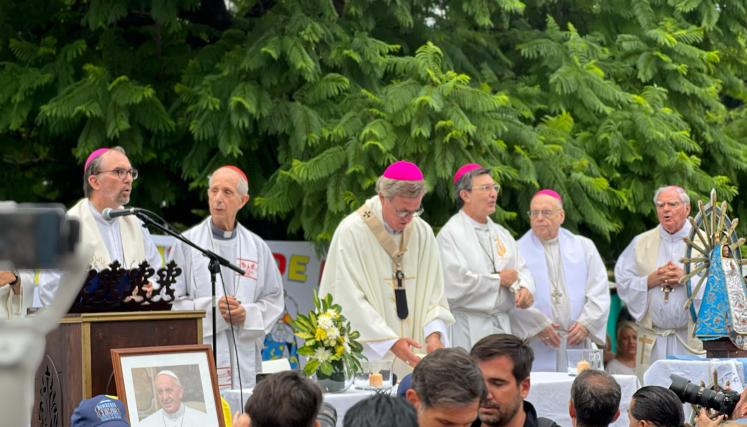 Misa por la salud del Papa Francisco