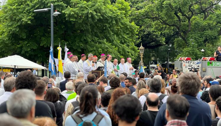 Misa por la recuperación del Papa Francisco
