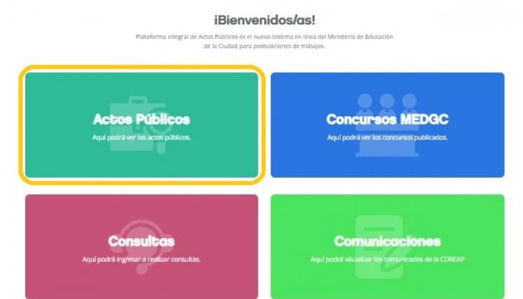 2. SECCION ACTOS PUBLICOS