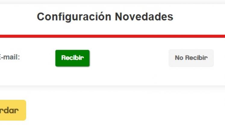 5. CONFIGURACION NOVEDADES