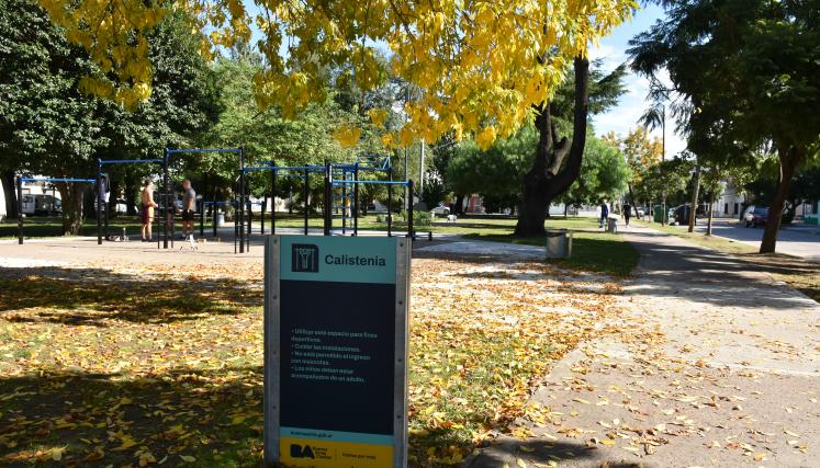 Calistenia Plaza Onésimo Leguizamón