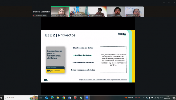 6° reunión de la Comisión de Gobernanza de Datos y Protección de la Privacidad.