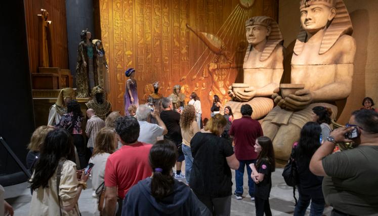 Esculturas que simulan ser egipcias