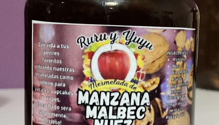 Mermelada Manzana,Malbec y Nuez