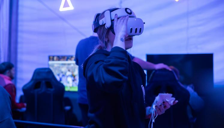 Espacio gaming en el Festival Ciudad joven