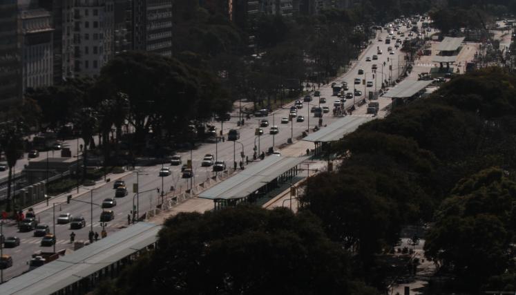 El Metrobus, una forma de viajar más ecológica, rápida y segura. Foto: GCBA.