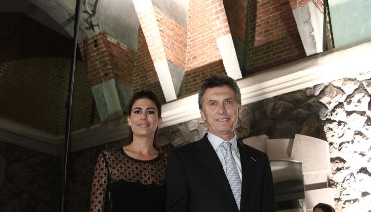 El Jefe de Gobierno porteño, junto a su mujer Juliana Awada, inaguró la Usina del Arte, en el barrio de la Boca.-  Foto Nahuel Padrevecchi-gv/GCBA.- 