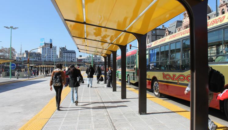 El nuevo entorno de Constitución. Foto: Archivo web GCBA.