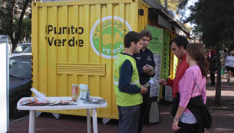 La Ciudad inauguró un nuevo Punto Verde de recepción de reciclables. Foto: APRA/GCBA.