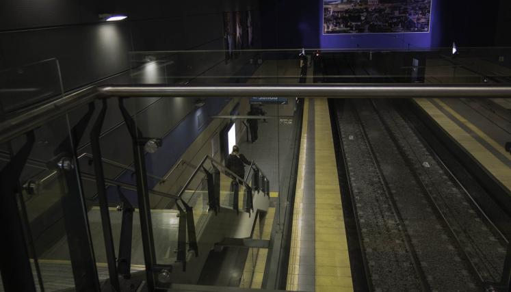 Las estaciones San José de Flores y San Pedrito de la Línea A en funcionamiento.  Foto: Tony Valdez/GCBA.