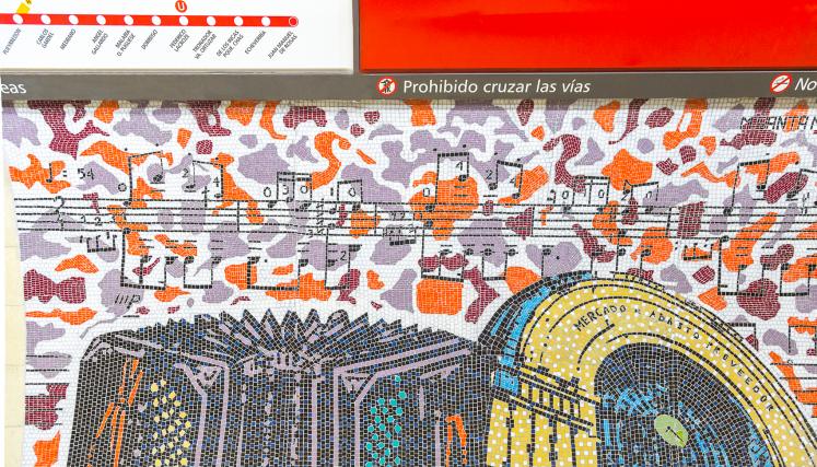 Una sonrisa inconfundible en la estación Carlos Gardel                  Foto: SBASE