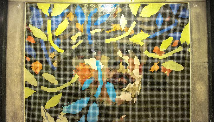 Arte contemporáneo en la Línea D                                                                                                  Foto: SBASE